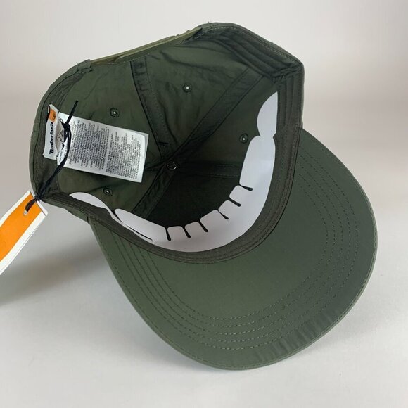 Timberland Mens Green Snapback Hat New - Picture 4 of 5